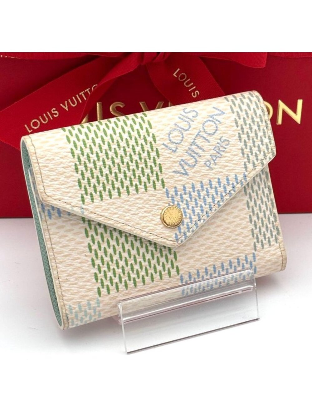 Louis Vuitton Portefeuille Victorine Damierlicious Wallet